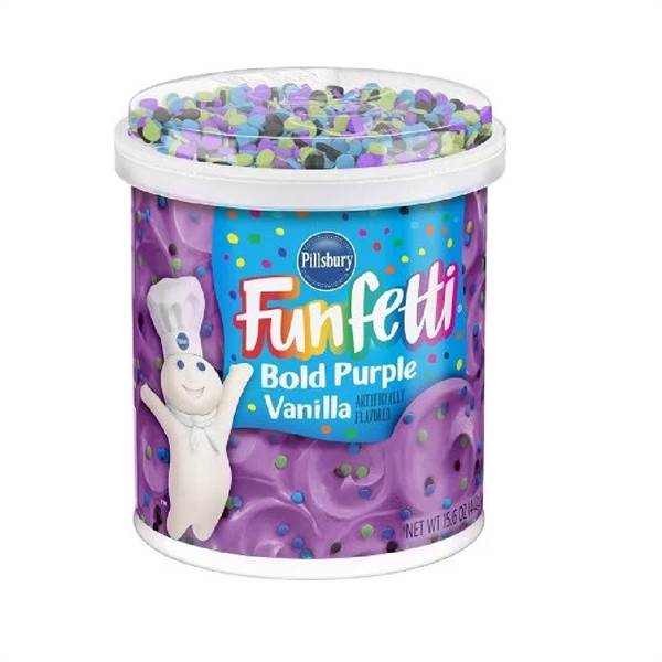Pillsbury FunFetti Bold Purple Vannila Imporetd